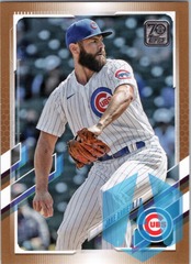 2021 Topps Gold Foil #US311 Jake Arrieta Chicago Cubs 1760/2021
